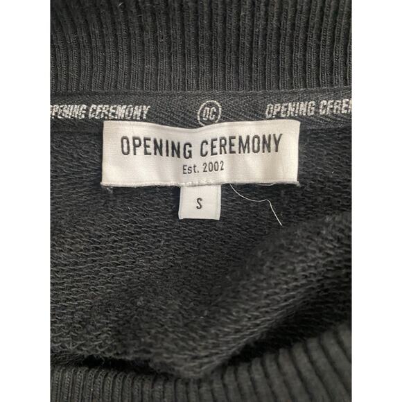 Opening Ceremony 2002 Studded Logo Sweatshirt Jumper Gold Silver Long Sleeve S - Picture 11 of 13